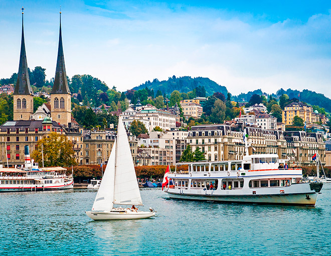 París, Crucero por el Rhin, Suiza